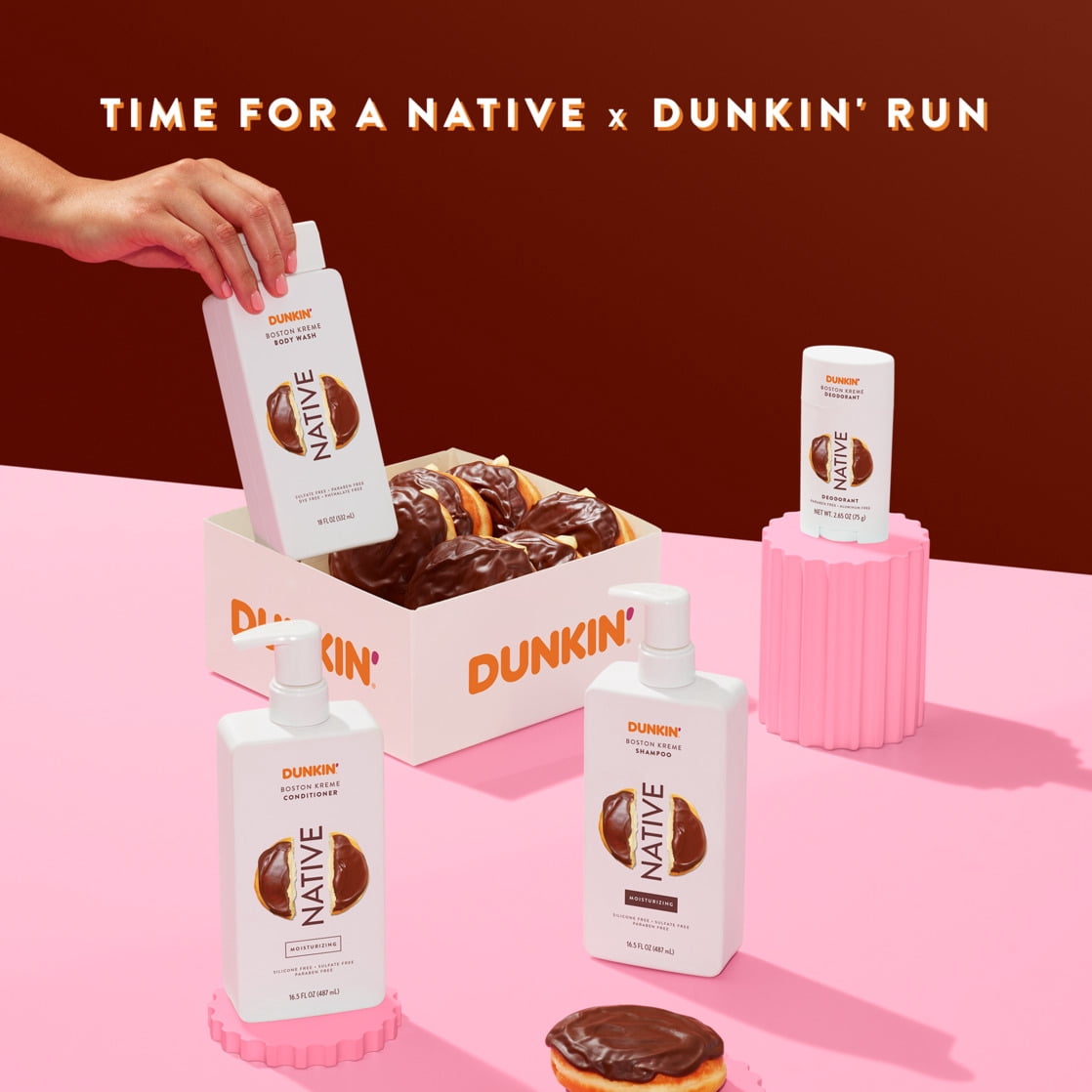 Native Sulfate Free Conditioner, Dunkin' Boston Kreme, Moisturizing, 16.5 oz
