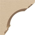 thumbnail image 3 of 4"W x 4"D x 4"H Wide Hughes Rough Cedar Woodgrain TimberThane Corbel, Primed Tan, 3 of 6
