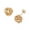 Colorname Misc: Yellow, variant on 14k Gold 10mm Wire Love-knot Stud Earrings Yellow Gold Stud Earring for Women