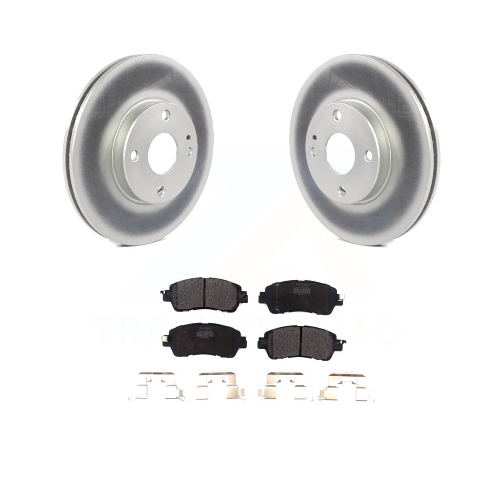 A-Preiu 12.60 In (320 ) Rear Solid Disc Brake Rotors Ceraic Pads - Foto 6