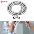 thumbnail image 4 of Spencer Universal 59inch(1.5m) Extra Long Stainless Steel Handheld Shower Hose Bathroom Replacement Hose for Hand Showers, 4 of 9