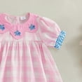 thumbnail image 4 of Gubotare Robe Fille Tout-Petit Robes Filles Froncées Enfants à Volants Fluide à Étages Ligne A Robe Évasée pour Fille 3T 4T (Rose,3-4 Ans), 4 of 6