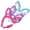Random Color, variant on shenmeida 3PCS Light Up Headbands LED Bunny Ears Head bands Luminous Headdress Party Hair Accessories for Women and Girls