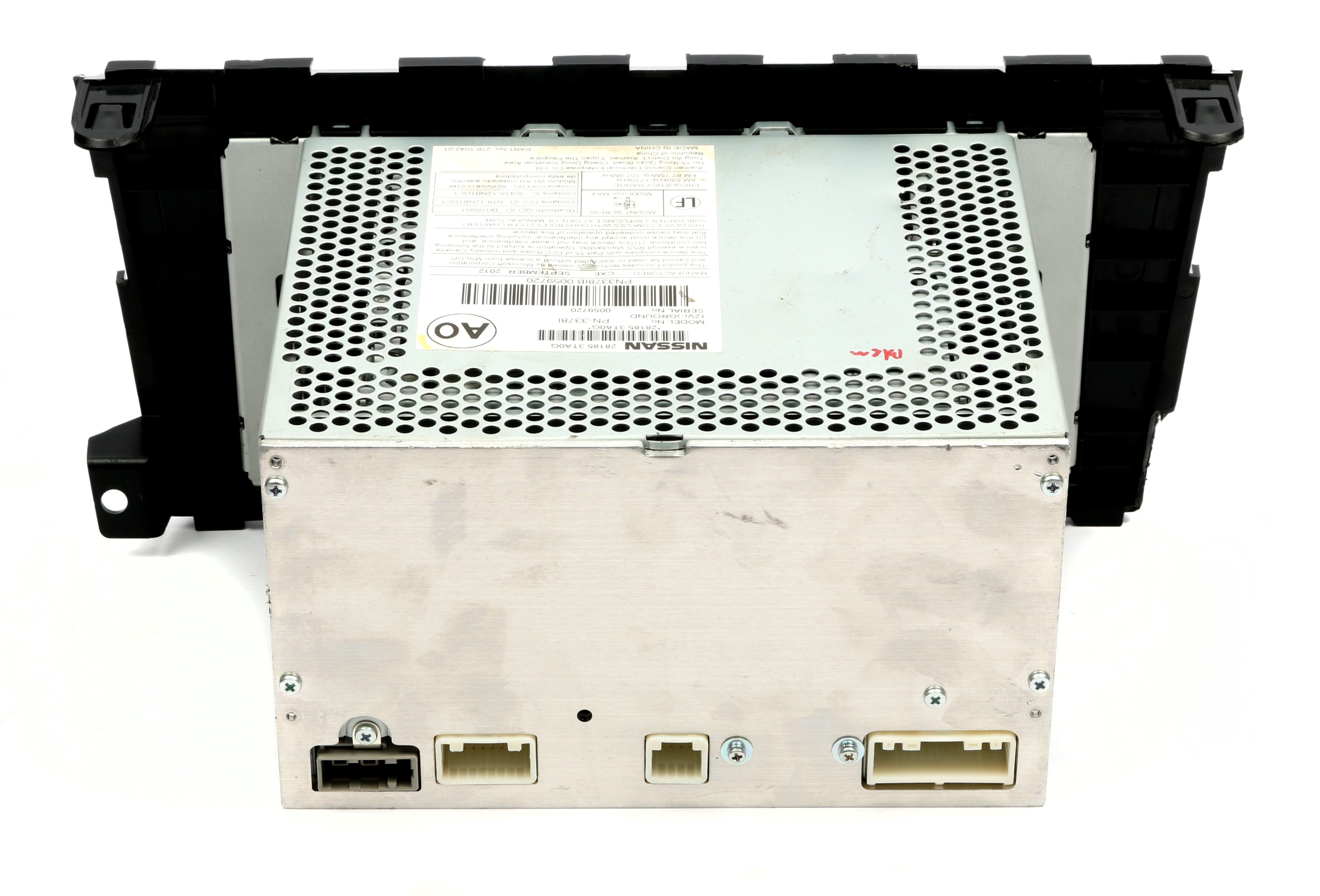 Restored 2013-2015 Nissan Altima AM FM Single Radio Aux CD Input 281853TA0G (Refurbished)