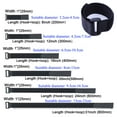 thumbnail image 4 of Hook and Loop Cable Straps,Black Self-Adhesive Nylon Straps Cable/Securing Straps with Buckles,Adjustable Reusable, 4 of 5