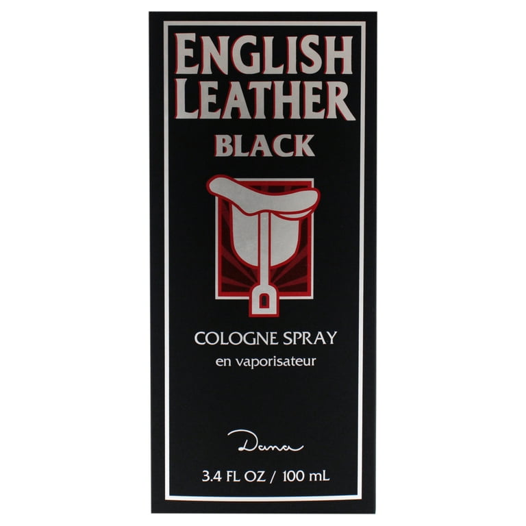 Dana English Leather Cologne Spray, Black, oz, Bergamot