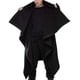 thumbnail image 4 of Chaqueta Tipo Capa Para Hombre Estilo Callejero Cuello Alto Color Sólido Manga Larga Moda Punk Cortavientos Irregular Odeerbi ODB-6, 4 of 6