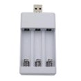 thumbnail image 3 of Cargador de batería universal de salida USB adaptador de 3 ranuras para batería Aa Aaa, 11 Feliz Sencillez, 3 of 5