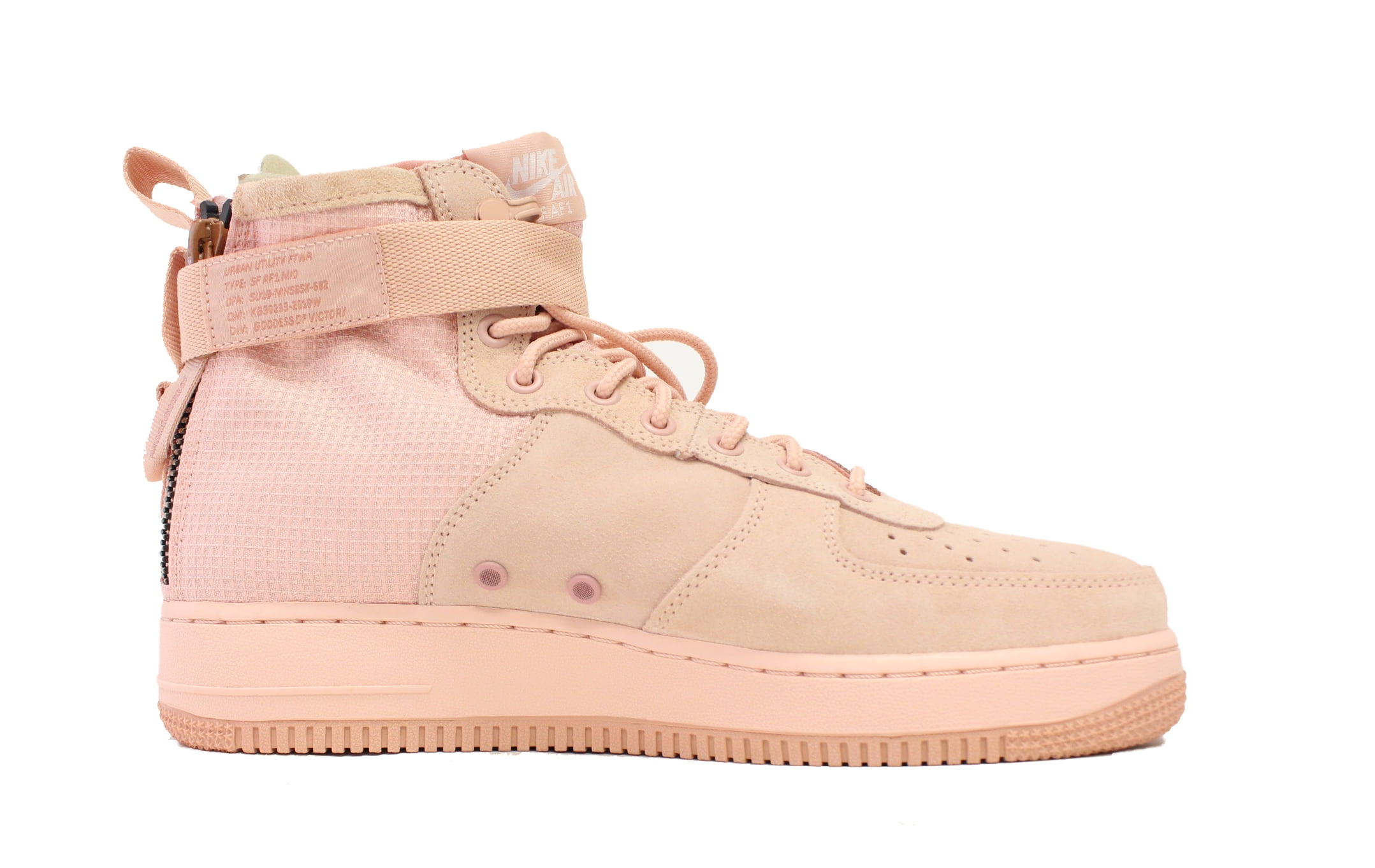 nike sf air force 1 mid coral stardust