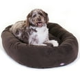 thumbnail image 6 of Majestic Pet Faux Suede Bagel Pet Bed for Dogs, Calming Dog Bed Washable, Large, Sage, 6 of 6