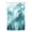 Blue, variant on Sheer Curtains 96 Inches Long, Black Grey Mountain Semi Sheer Curtains Light Filtering Window Treatment, Misty Forest Nature Woodland Pine Tree Landscape Privacy Voile Drapes 52x96 Inch