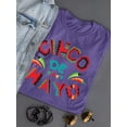 thumbnail image 3 of Cinco De Mayo Chili Lettering Shaped T-Shirt Women -Image by Shutterstock, Female XX-Large, 3 of 4