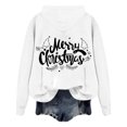 thumbnail image 4 of WILLBEST Sudaderas Navideñas para Chicas Adolescentes, Sudaderas de Manga Larga Estampadas de Felpa con Capucha, conjuntos de Otoño Lindos 2024 XX-Grande, 4 of 4