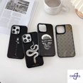 thumbnail image 3 of Chaopai Silver Rose-Espejo Trend brand co Funda De Marca iPhone 11 12PRO Max Compatible Con 14 13 Pro 14promax A Prueba De Golpes Y Polvo Cubierta Trasera, 3 of 4