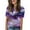 A03-Multicolor, variant on ZVAVZ Summer Tops for Women 2025 Casual,Women's Marble Printed Tees Shirts Short Sleeve Buttons V Neck T Shirts Fashion Loose Fit Blouses Daily Deals Multicolor XL