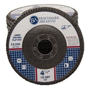 4.5" X 7/8" Premium High Density Jumbo Zirconia Flap Disc 10 Pack