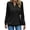 Black, variant on V Neck Sweatshirts for Women Casual Long Sleeve Shirts Button Pullover Tops Fashion Fall Outfits