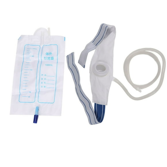 Silicone Waist Urine Drainage Bag Portable Catheter Fixation Urine Collection Bag Funnel
