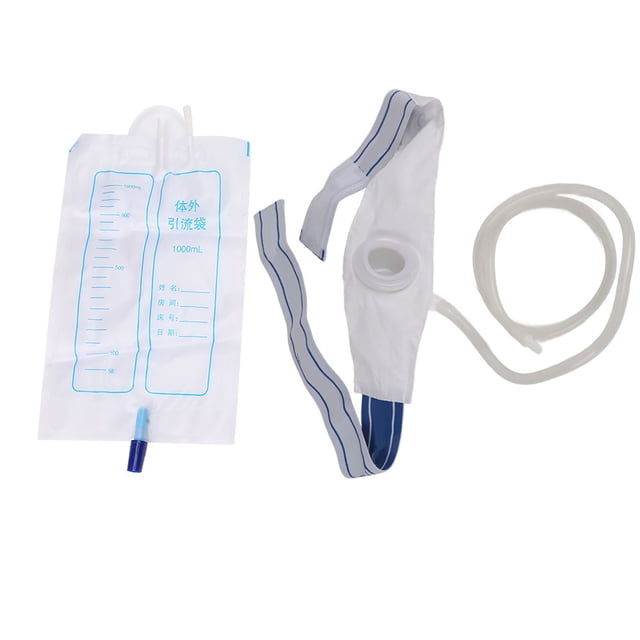 Sac à Urine Portable, Sac de Drainage d'Urine en Silicone Réponse Rapide