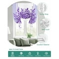 thumbnail image 2 of Eucalyptus Purple Tie Up Curtains for Windows 63 Inch Length Balloon Curtains Kitchen Adjustable Balloon Window Shade Stripes Bottle Flower Cactus Plant Tie Up Valance Bathroom Curtain Window 52"x63", 2 of 6