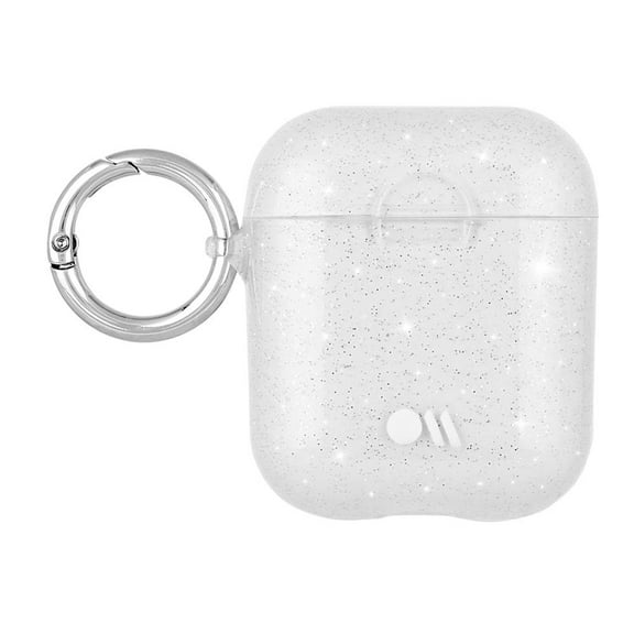 Case-Mate Sheer Crystal Neck Strap and Case for Apple Airpods - Clear