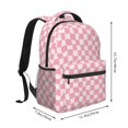 thumbnail image 2 of Easygdp Irregular Plaid Mochila Ergonómica Versátil para Laptop - Múltiples Bolsillos, Correas Ajustables, Unisex para Escuela, Viajes y Actividades al Aire Libre-One Size, 2 of 5