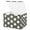 Black &White Polka Dot Designed, variant on Foldable Fabric Storage Bin With Handle Collapsible Basket Box Storage With Lid Organizer Black&white Aztec Pattern