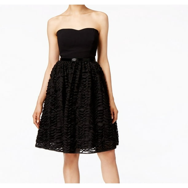 calvin klein strapless gown