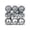 G, variant on Christmas Ball Ornaments Set, Shatterproof Baubles for Tree Decor, Assorted Hanging Decorations for Holiday Parties