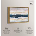 thumbnail image 2 of Indigo Tides Canvas Print Blue Art by Art Remedy, Gold Frame, 20 x 16, 2 of 6