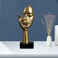 thumbnail image 4 of LOVIVER Abstract Thinker Lady Face Art 7.87" Resin Sculpture, 4 of 8