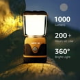 thumbnail image 2 of Lepro Camping Lantern, 1000 Lumen Camping Lights Battery Powered, Dimmable Warm White and Daylight Modes, Lantern and Flashlight for Power Cuts, Emergency Lighting, Hiking, Fishing, Tents，Orange, 2 of 8