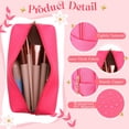 thumbnail image 3 of Bolsa de maquillaje Chunful Preppy de piel sintética, cosmética, impermeable, 3 of 7