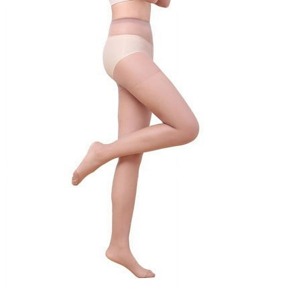 ERDOUY Women's Ultra Sheer Control Top Pantyhose (3 Pair Pack) - Lightweight, Comfortable, Perfect Fit，Sheer Tights，Pink