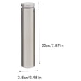 thumbnail image 3 of Speravity Tornillo publicitario Hueco de alto brillo Diseño aerodinámico Espejo de vidrio Clavo Tuerca ligera Perno Soporte para colgar en la pared 12x20 Herramientas y ferretería 25x200mm Speravity TO008095-40B, 3 of 6