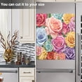 thumbnail image 6 of Dishwasher Sticker Magnetic Dishwasher Sticker Magnetic Decorative Sticker Refrigerator Sticker Dishwasher Decorative Stickers Lush Watercolor Roses Art, 6 of 6