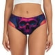 thumbnail image 1 of Balery Purple-Red Skull Ropa Interior de Algodón para Mujer con Dibujo – Braguitas Cómodas y Elásticas, Estilo Clásico-X-Large, 1 of 6