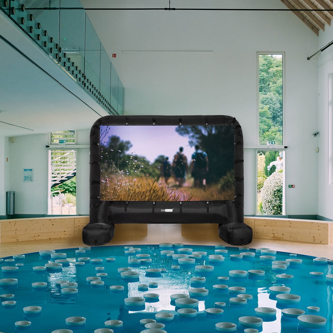 Vivohome 17ft Indoor and Outdoor Inflatable Blow up Mega Movie