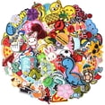 thumbnail image 1 of LAICAIW 60PCS Random Assorted Styles Embroidered Patches, Sew on/Iron on Patches, Applique for Clothes Dress Pants Hats Jeans, Sewing Flowers Applique DIY Accessory, 1 of 6
