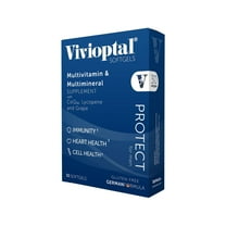 Vivioptal For Men, 30 Capsules, CoQ10, Lycopene & Resveratrol, Multivitamin & Multimineral, Gluten Free, German Formula