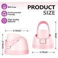 thumbnail image 4 of shiyou-Replacement Lid for Owala Freesip, One Button Water Bottle Top Lid Compatible with Owala Cup 16oz 24oz 32oz 40oz, BPA-Free Leakproof Replacement Accessory for Owala Freesip (Pink), 4 of 4