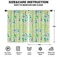 thumbnail image 2 of Blackout Kids Curtains,Green Dinosaurs Cacti Pattern Childrens Insulated Curtains Set Of 2,Bedroom Essentials,Toddler Room Decor 42"x63", 2 of 5