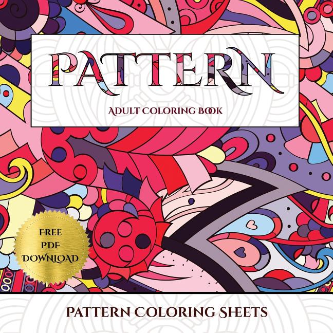 Pattern Coloring Sheets : Advanced coloring (colouring) books for