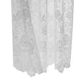 thumbnail image 4 of Louis Floral Lace Window Curtain Panel 55" x 63" in White, 4 of 6