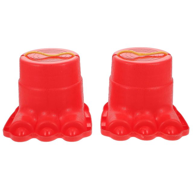 2Pcs Children Stilts Plaything Sensory Training Toys Kids Outdoor Game Props