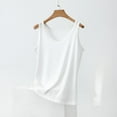 thumbnail image 2 of Breezora Breezy Sleeveless Tank Top Women's Loose Fit Summer Essential for Layering XXXL Size White, 2 of 7