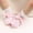 Pink, variant on Toddler Kids Girls Heart Print Bow Cotton Shoes Soft First Walking Shoes Baby Sneakers Size US:4 Pink