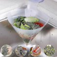thumbnail image 3 of 3pcs Foldable Food Vegetable Sink Strainer Self-standing Stopper Drain Filter, 3 of 4