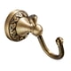 thumbnail image 3 of Gancho para toalla o bata de baño de latón estilo antiguo, colgador de ropa montado en la pared. Bronce, 3 of 9