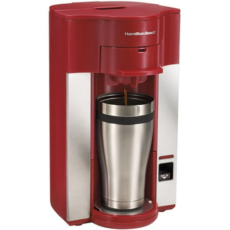 Hamilton Beach Single Server Coffeemaker, Red, 49991